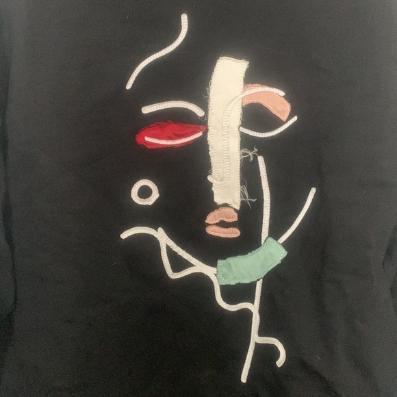 Ports 1961 - Black Side Slide Abstract Sweatshirt - Picture 5 of 10